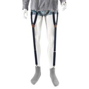 Porte-jarretelles élastiques ajustables pour hommes avec clips antidérapants Vente en gros <span class=keywords><strong>Bretelles</strong></span> pour porte-chemises - Product Image 1