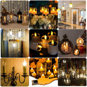 Hot bán 3V ngọn lửa <span class=keywords><strong>LED</strong></span> Filament nhấp nháy nến ánh sáng thiết kế mới DIY trang trí <span class=keywords><strong>LED</strong></span> Đèn ánh sáng bóng đèn phụ kiện - Product Image 5