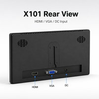 Nouvel écran LCD IPS 10 pouces 4:3 pour microscope et réparation de téléphones portables, utilisation sur ordinateur de bureau, pièces de maintenance industrielle