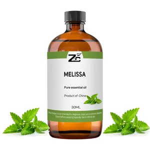 Fornecedor de óleo essencial de Melissa 100% natural, fornecedor de óleo essencial para aromaterapia, fornecimento em massa