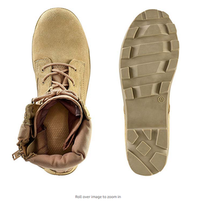 Botas Tácticas HBP07 Importadas de CN/GUA con Suela de Goma, Botas de Caza Tácticas para Hombre de 9 Pulgadas Color Bronceado con Cremallera - Product Image 1