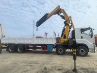 Camión Grúa de Brazo Articulado ISUZU FTR de 25 y 30 Toneladas, Camión GIGA 8x4 con Grúa de Brazo Plegable