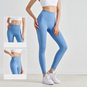 Leggings de yoga et de fitness pour femmes, sans coutures, sans effet camel toe, double face brossée, sensation seconde peau, taille haute, effet push-up fessier - Product Image 3