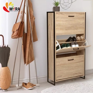 <span class=keywords><strong>Zapatero</strong></span> <span class=keywords><strong>de</strong></span> Madera <span class=keywords><strong>de</strong></span> <span class=keywords><strong>Diseño</strong></span> Moderno con Puertas, Mueble <span class=keywords><strong>para</strong></span> Zapatos <span class=keywords><strong>para</strong></span> la <span class=keywords><strong>Entrada</strong></span> - Product Image 5