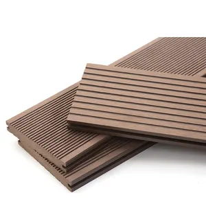 Trung Quốc bán buôn thân thiện với môi mặc sức đề kháng rắn WPC Gỗ nhựa composite decking Board ngoài trời decking