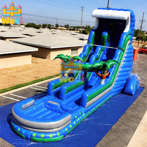 Toboggan aquatique gonflable géant en PVC pour <span class=keywords><strong>location</strong></span> commerciale, <span class=keywords><strong>avec</strong></span> <span class=keywords><strong>piscine</strong></span> pour enfants, drainage facile pour événements en plein air - Product Image 4