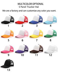 Casquettes Trucker Unisexe Personnalisées OEM, Logo 3D Brodé ou Imprimé, Casquette en Maille Vierge à 5 Panneaux, Haute Qualité, Vente en Gros - Product Image 5