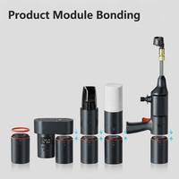 Kit d'outils intelligents pour voiture 6 en 1, aspirateur rechargeable, nettoyeur haute pression, gonfleur de pneus, compresseur d'air, booster de batterie de voiture