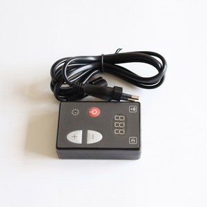 เครื่องจ่ายไฟสำหรับเครื่องสักดิจิตอล LCD อัจฉริยะแบบพกพา ทำจากสแตนเลส สำหรับงานศิลปะบนร่างกายและการรักษาผิว - Product Image 6