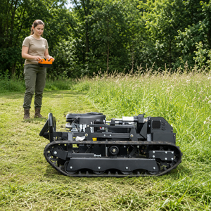 Tondeuse à gazon télécommandée à <span class=keywords><strong>moteur</strong></span> essence puissant pour livraison à domicile – Idéale pour l'agriculture – À vendre - Product Image 1