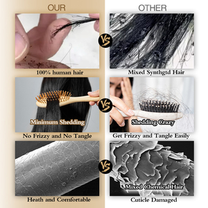 เทรนด์ใหม่ ผมต่อแท้ 100% จากบราซิล แบบปลายเต็ม ลอนแบบพม่า สำหรับถักเปีย - Product Image 5