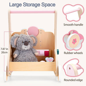 Light Weight Baby 5 Months <strong>Walker</strong> on Wheels the Newest Baby Push <strong>Walker</strong> 3 in 1 <strong>Pink</strong> Stroller for Baby Girl - Product Image 3