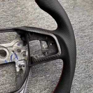Volante Deportivo de Fibra de Carbono Forjado Mate para <span class=keywords><strong>Honda</strong></span> <span class=keywords><strong>Civic</strong></span> Type R 10ª Gen, Accord, CRV, XRV, Personalizado - Product Image 4