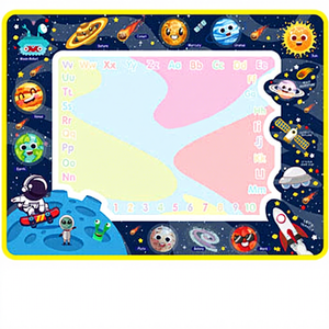 Lucky Toys Alas Gambar Air Ajaib Ukuran Besar 120x90cm Mainan Alas Lukis Gambar Air untuk Anak - Product Image 1