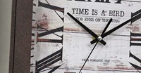 Horloge vintage décor à la maison style ancien horloge murale carrée chinoise antique