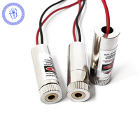 Focusable 650nm 100mW 90 Degrees Fan Angle Line Shape Red Laser Diode Module 5V