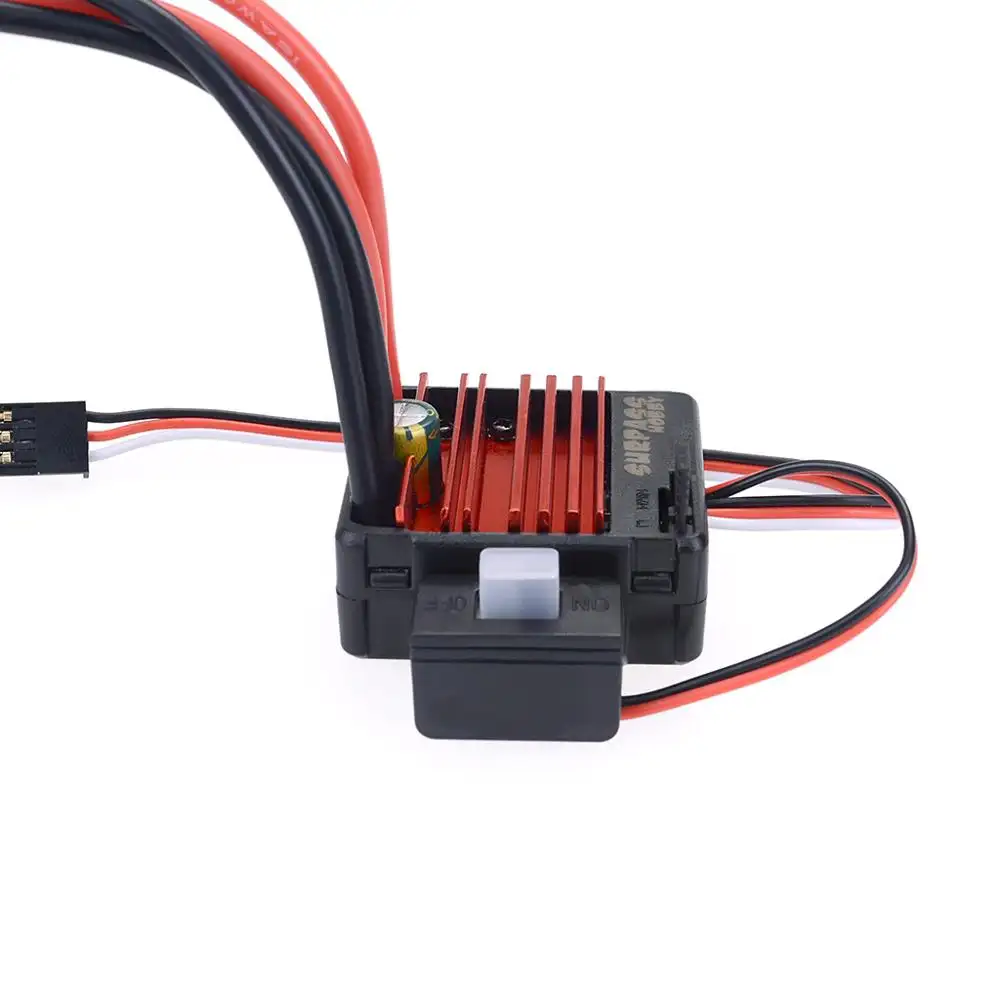 Surpass hobby 60A brushed esc for Crawler car rc car accessories aluminum heat dissipation ESC for rc zd racing