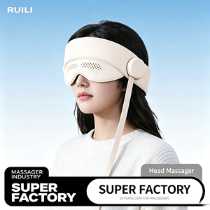 Casque de massage pour <span class=keywords><strong>la</strong></span> tête HD-01 rechargeable avec airbag, 3 niveaux de température, chauffant, pour <span class=keywords><strong>la</strong></span> relaxation du cuir chevelu et des yeux, pour <span class=keywords><strong>le</strong></span> sommeil et <span class=keywords><strong>le</strong></span> soulagement du stress - Product Image 4