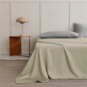 Bán buôn Vua kích thước đầy màu sắc bông 300tc tấm ga trải giường bộ đồ giường thiết lập màu trắng tùy chỉnh tấm ga trải giường nữ hoàng Kích thước tấm Ga Trải Giường cho USA và Châu Âu - Product Image 6