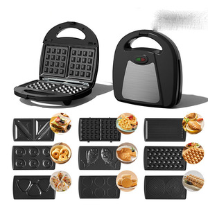 Máquina para Hacer Sándwiches Multifuncional, Máquina para Hacer Waffles, Máquina para Hacer Pan Casero, Máquina para Hacer Donuts, Máquina para Desayunos - Product Image 1