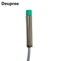 Capteur de proximité inductif Deupree M8 NO sans encaissement, sortie PNP normalement ouverte, DC 3 fils, détection 2 mm, câble 2 m, automatisation