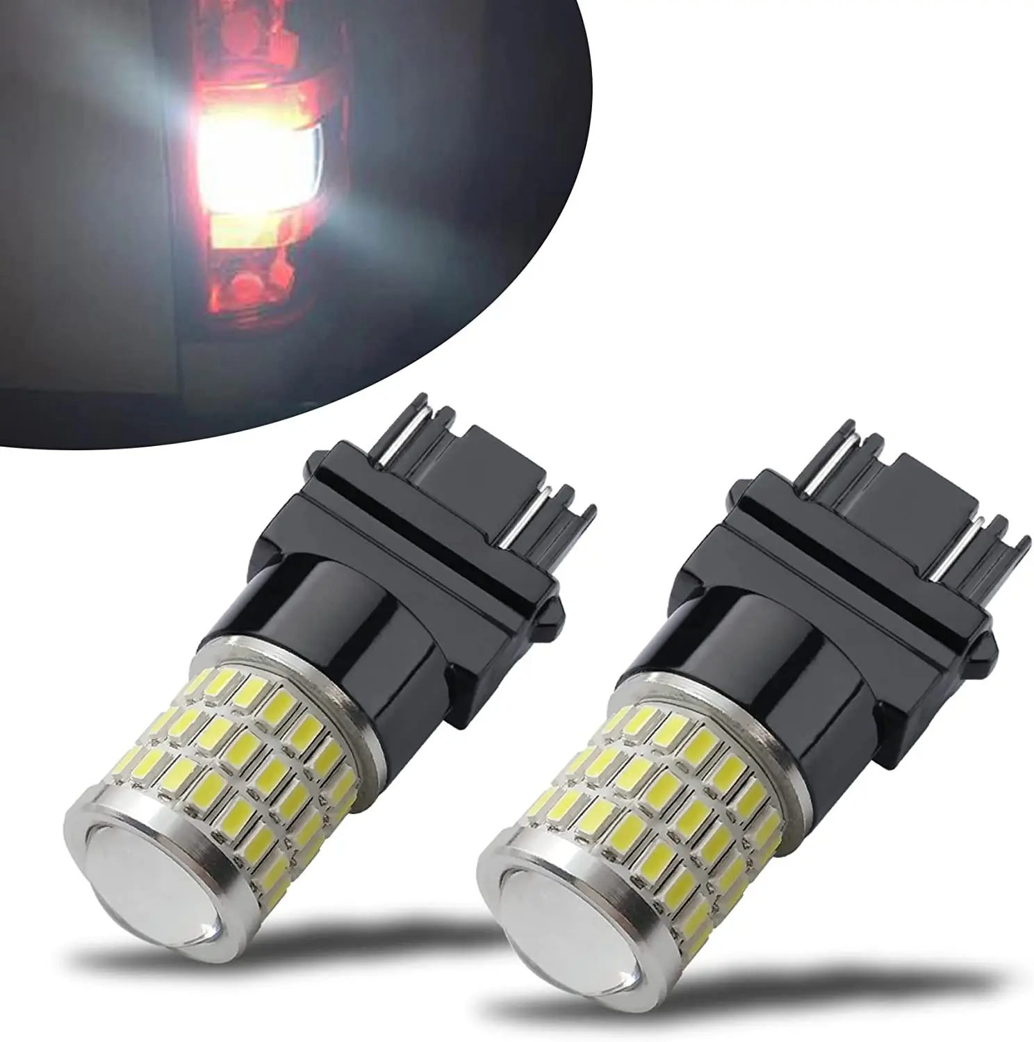 1156 1157 Автомобильный светодиодный свет 3014 54 smd LED t20 7440 Лампа заднего хода сигнал поворота 3157 Тормозная лампа