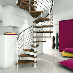 <span class=keywords><strong>Poteau</strong></span> <span class=keywords><strong>de</strong></span> support central pour escalier en colimaçon Prima, structure en acier durable, marches en <span class=keywords><strong>bois</strong></span>, sur mesure pour villa, duplex ou bâtiment <span class=keywords><strong>à</strong></span> petit espace - Product Image 3