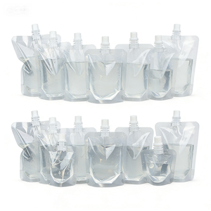 Sacchetto Trasparente con Beccuccio per Bevande, Latte e Succhi, Grado <span class=keywords><strong>Alimentare</strong></span>, 50ml 100ml 150ml 200ml 250ml 380ml 500ml - Product Image 4