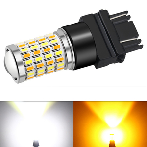HSS-20408 cao lumen trắng vàng kép màu 72smd 4014 + 4SMD 3030 3156 3157 LED bóng đèn T10 T20 LED phanh/lần lượt tín hiệu ánh sáng - Product Image 3