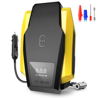 Compresseur d'air portable intelligent pour vélo et voiture, mini compresseur électrique à affichage numérique, 12V 120W, ABS