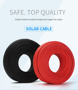 Certifié CE/CB/TUV haute qualité câbles d'énergie solaire soudage 2.5mm ² 4mm ² 6mm ² caoutchouc noir rouge câble <span class=keywords><strong>PV</strong></span> haute tension DC - Product Image 6
