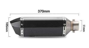 Sistema di Scarico Generale per Moto all'Ingrosso, Silenziatore di Scarico in Acciaio Inossidabile da 51 mm per ATV e Dirt Bike per Kawasaki - Product Image 3
