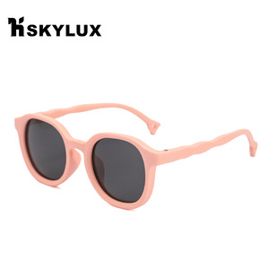 Skylux Children Retro <b>Square</b> <b>Sunglasses</b> Polarized UV400 Full Rim Unisex Sun Protection 23029 - Product Image 1