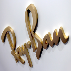 Letrero de corte láser personalizado de diseño gratuito, letrero de logotipo de Metal acrílico para empresa comercial de recepción - Product Image 3