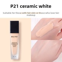 Hydratant Waterproof Contrôle Sébum Marque Blanche Naturel Longue Durée Éclaircissant 30ml Fond de Teint Liquide Visage Logo Personnalisé