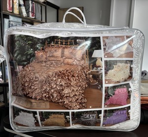 Hot bán 6 cái đám cưới sang trọng bộ đồ giường Set với ren Bridal tấm ga trải giường cho công chúa - Product Image 2