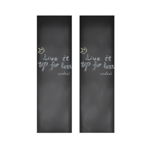 Pegatinas de pared con diseño de pizarra Vidaxl de 2x9,8 pies con tizas para decoración del hogar - Product Image 1