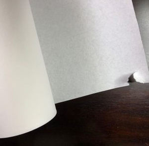 Estabilizador rasgado de bordado a mano Papel rasgado de bordado a mano El poliéster se puede suministrar con bobina y hoja 60g Poliéster rasgado a mano - Product Image 2