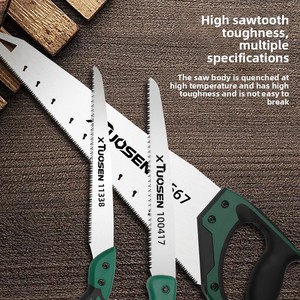 Sierra manual multifuncional para carpintería, cuchillo doméstico para árboles frutales, madera, jardín, tala de árboles al aire libre, 368, con afilado de tres lados - Product Image 3