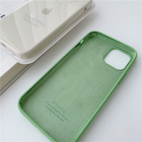 Étui de téléphone en silicone liquide d'origine de luxe pour iPhone 16 15 14 13 12 11Pro Max Plus XS X XR housse de protection souple en TPU antichoc