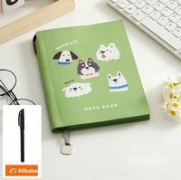 Mignon en gros A5 couverture rigide Sublimation Journal carnets Budget planificateur laitier cahier pour étudiants en cuir PU