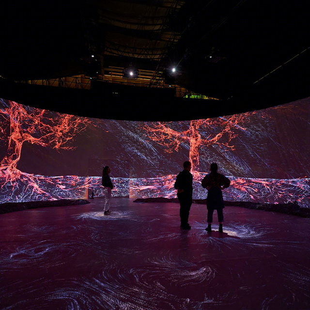 3D Immersive Projector Interactive Projection Games Experience 360 Cave Art Room Augmented Reality Mapping Screen Event Display