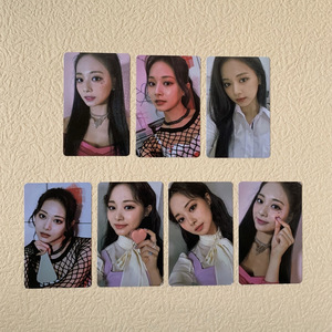 7ชิ้น/เซ็ต kpop 2ครั้งสูตรแห่งความรัก O + T =<3อัลบั้มการ์ดส่วนตัว nayeon tzuyu Momo <span class=keywords><strong>chaeyoung</strong></span> สองด้านโฟโต้การ์ดเมื่อแฟนๆเป็นของขวัญ