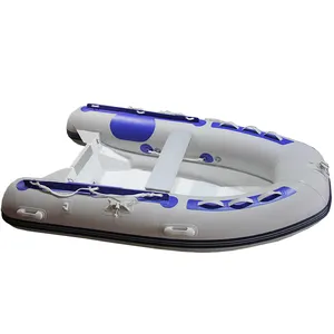 Barco inflável para pesca, barco pequeno dobrável de 12 pés com casco em fibra de vidro, novo design, 2024, 300 para venda