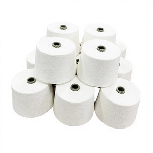 เส้นด้ายแฟนซีผสมโพลีเอสเตอร์/ฝ้ายสีขาว สำหรับงานเย็บผ้าและงานปัก - Product Image 4