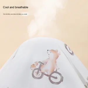 Trẻ sơ sinh cotton Nap chăn máy có thể giặt mùa hè mát mẻ kidsren của chăn cho bé mẫu giáo cho mùa xuân mùa hè - Product Image 4