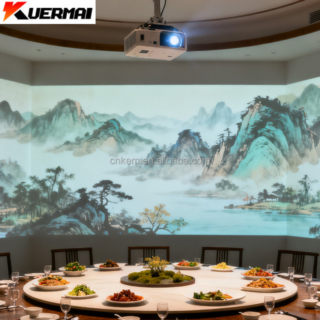 Hotel Dining Room AR Interactive Wall/floor Projector System 1080p HD Wi-Fi Enabled Lightweight Portable Immersive Experience