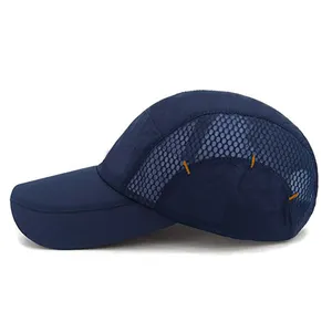 Sombrero de pesca con ventilación de secado rápido personalizado, gorra de béisbol de pesca con protección UV al por mayor