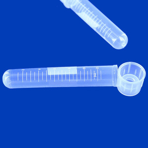 Wantong Shaking <b>Tube</b> 12ml <b>Plastic</b> Culture <b>Tube</b> With Cap For Laboratory Use - Product Image 4