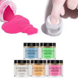Kits de polvo de <span class=keywords><strong>uñas</strong></span> acrílico <span class=keywords><strong>para</strong></span> inmersión en arte de <span class=keywords><strong>uñas</strong></span> que brillan en la oscuridad Polvo de espejo de color desnudo orgánico a granel - Product Image 2